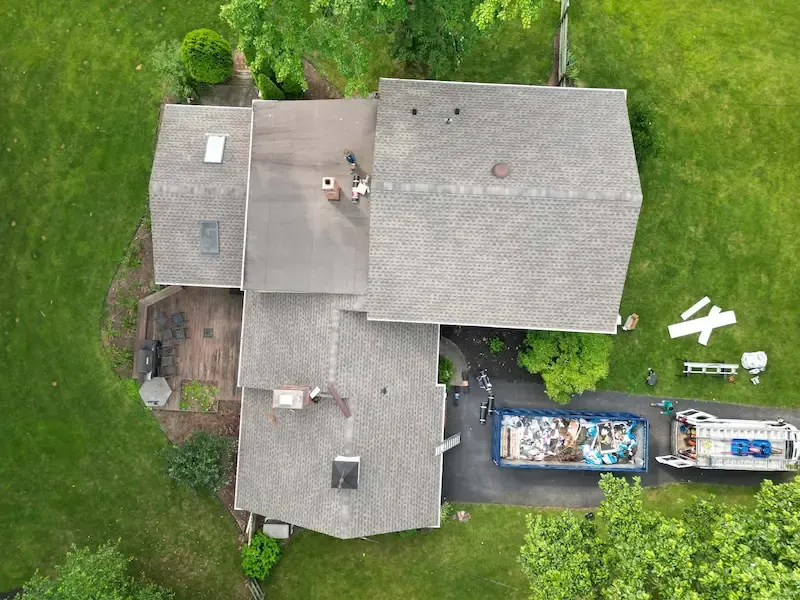 Full Roof Replacement in Doylestown, PA — Architectural Shingles on a 1960s Colonial — documentation photo 2